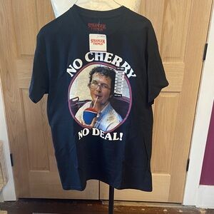 Netflix Stranger Things Black Graphic Tee